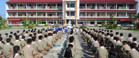 เปิดกองและพิธีประดับแถบสองสีลูกเสือวิสามัญ